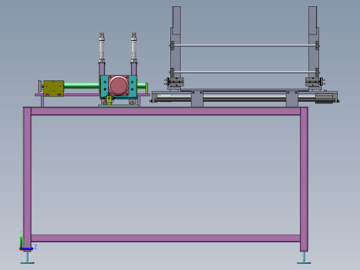 钢管钻孔机sw18可编辑左视缩略图