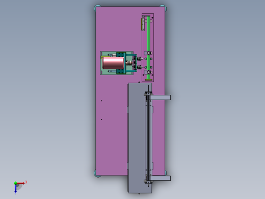 钢管钻孔机sw18可编辑俯视缩略图