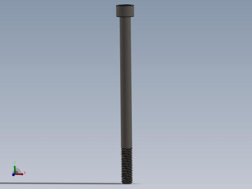 Screw_DIN_912_M10x150_A2.SLDPRT公制内六角螺钉
