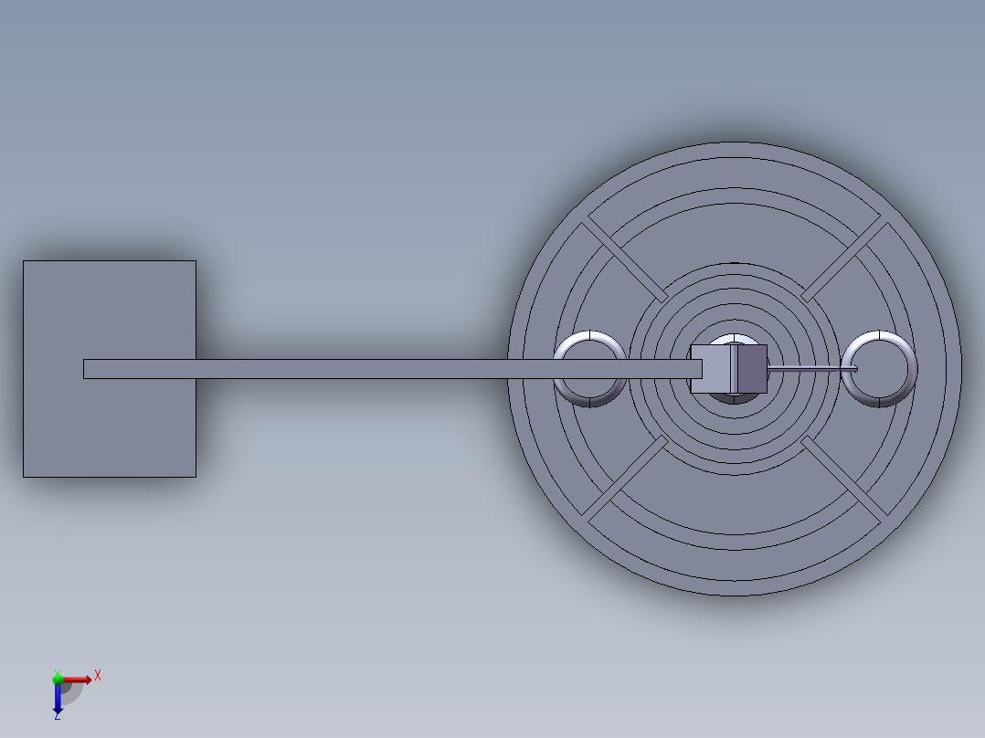 取样器模型俯视图