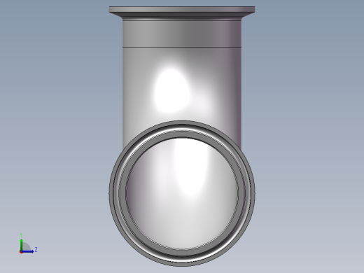 快装90°弯头(多种规格）左视缩略图