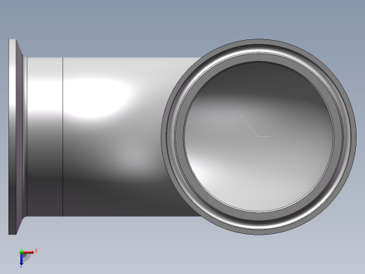 快装90°弯头(多种规格）俯视缩略图
