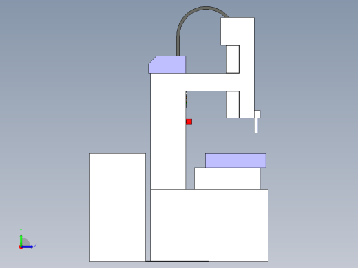 B2004239-线切割电火花加工机左视缩略图