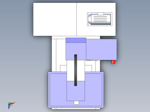 B2004239-线切割电火花加工机俯视缩略图