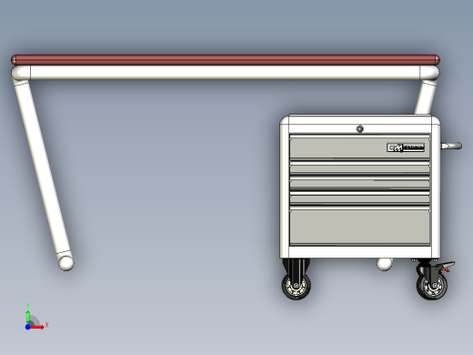 B2004674-工作台和小型工具柜前视缩略图