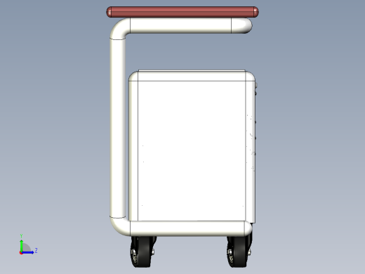 B2004674-工作台和小型工具柜左视缩略图