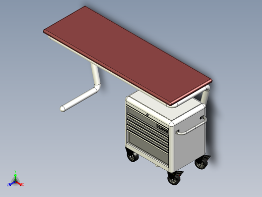 B2004674-工作台和小型工具柜正等轴测缩略图