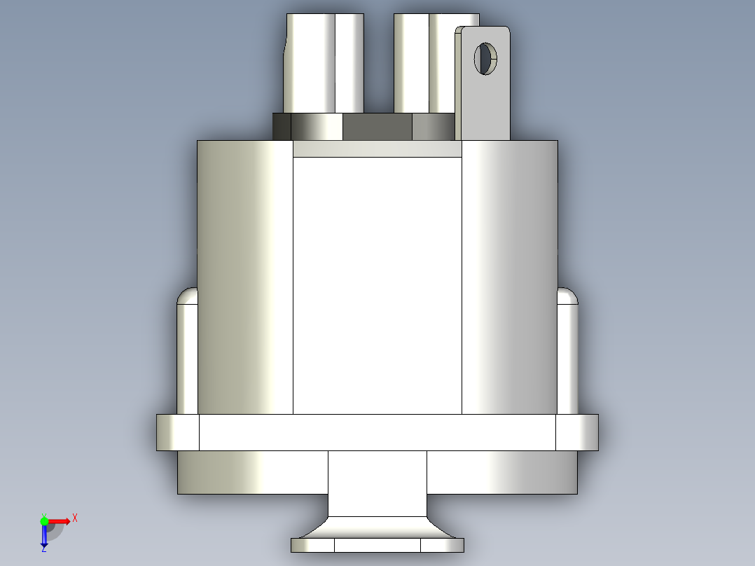 A2004904-Neutrik 4针XLR面板安装母连接器俯视图