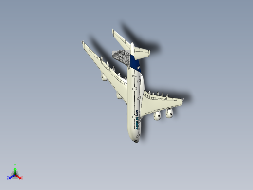 A2004162-空客A380后视缩略图
