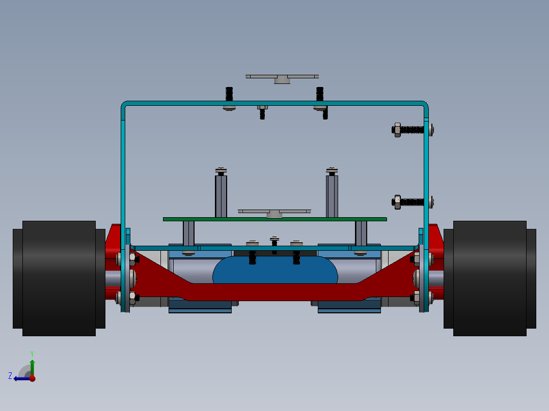 AGV小车、AGV(202)右视图