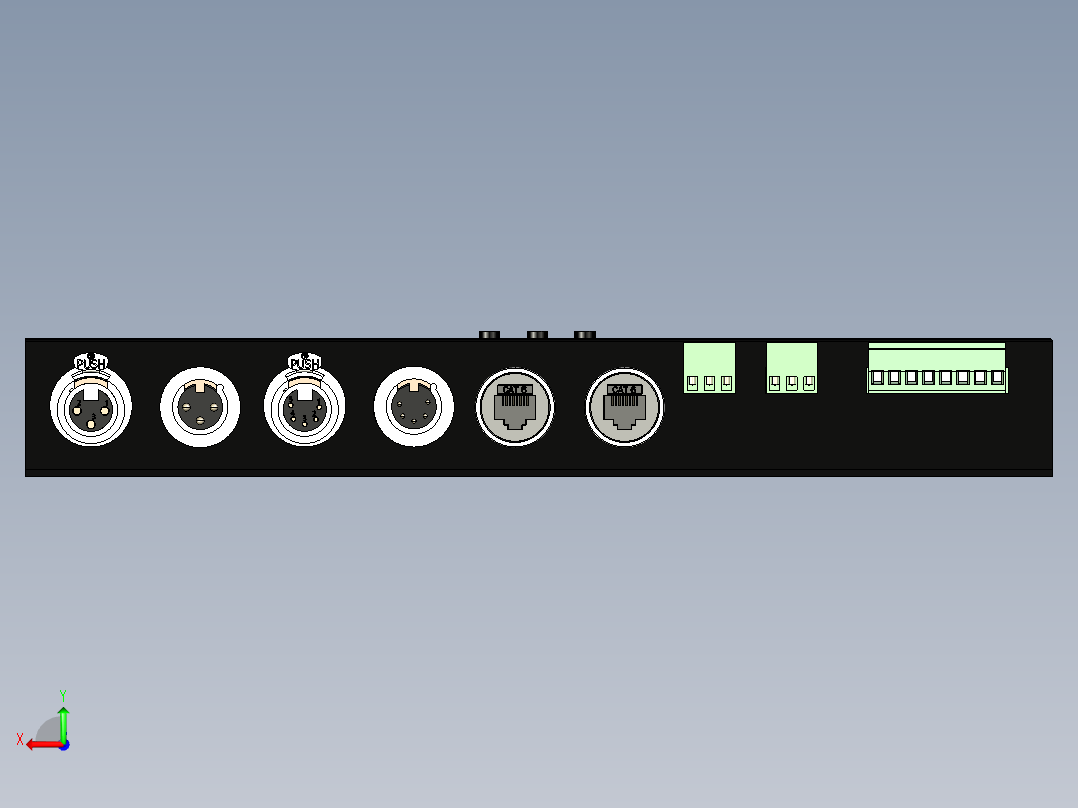 雷特LT-932 DMX解码器后视图