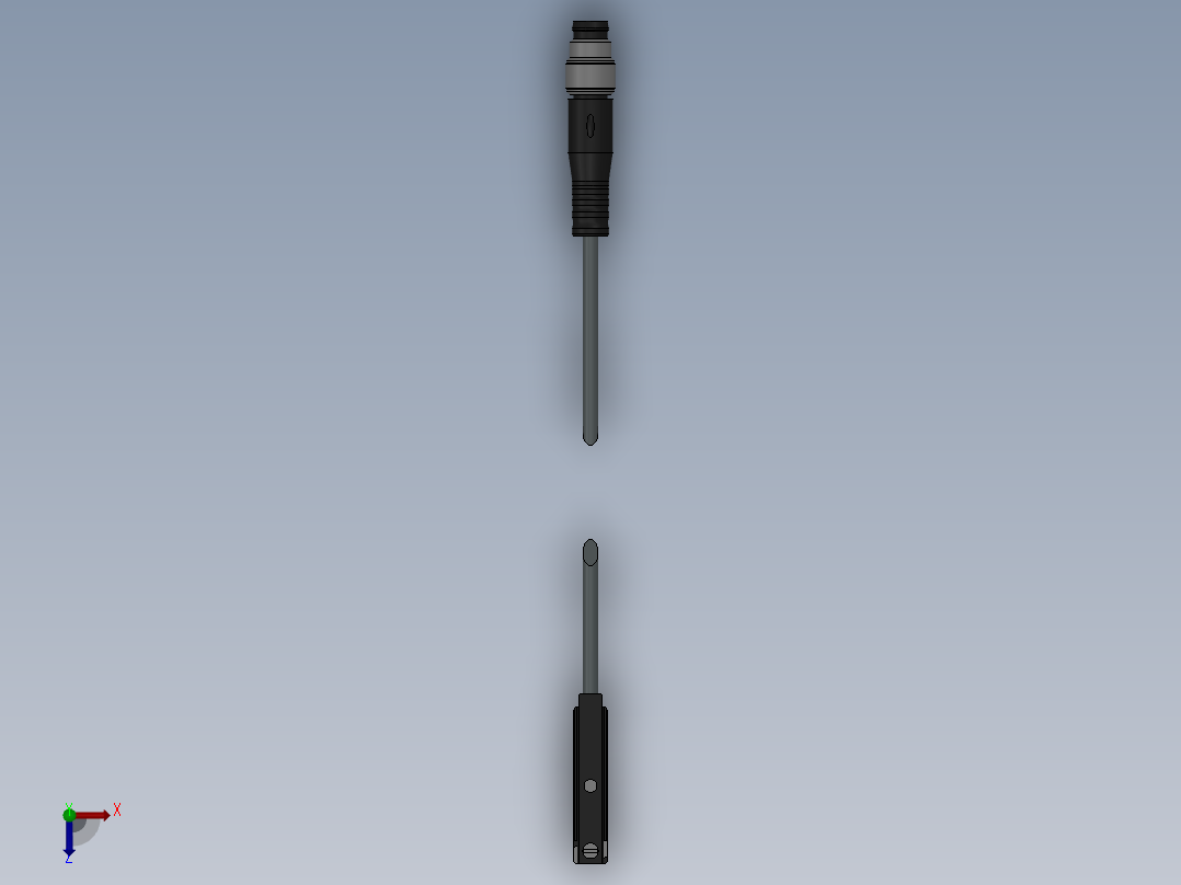 T型槽接近开关175484_SMT_8_PS_S_LED_24_B俯视图