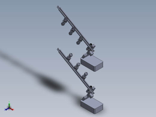 分液式水质检测组排正等轴测缩略图