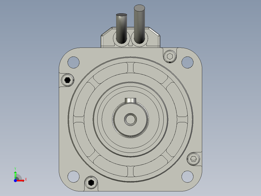 SMH80S-0075-30AAK-3LKH步科伺服电机前视图