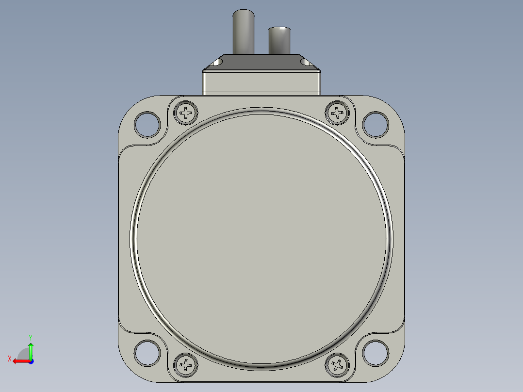 SMH80S-0075-30AAK-3LKH步科伺服电机后视图