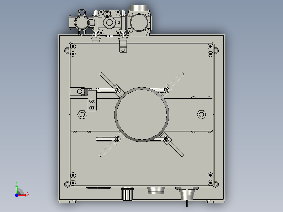 1KG油泵加盒前视图