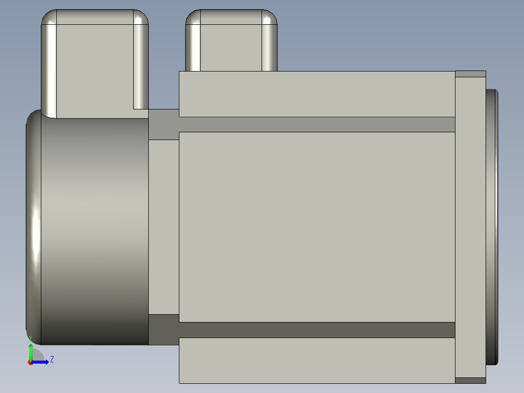 Panasonic1000W伺服電機左视图