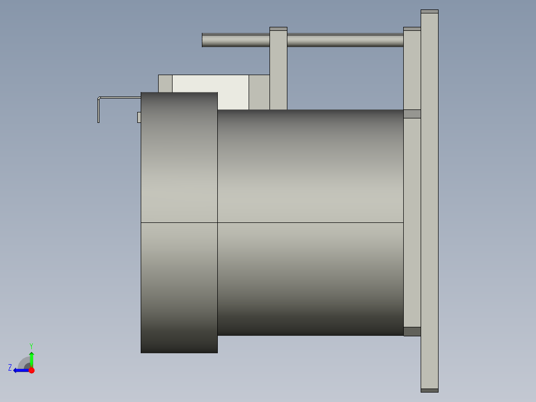 E-碳刷振动盘右视图