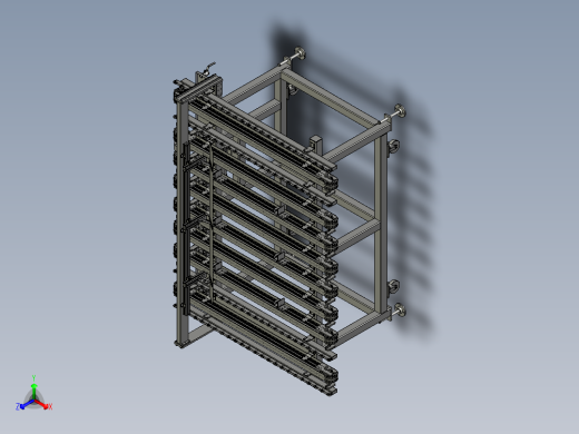 聚氨酯同步带生产设备正等轴测缩略图