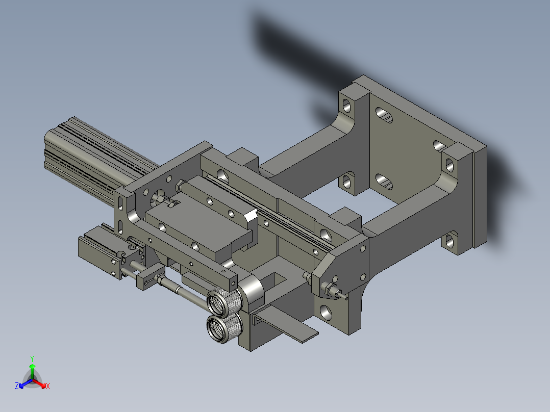 HG004--01-0旋转取料装置组件主视图