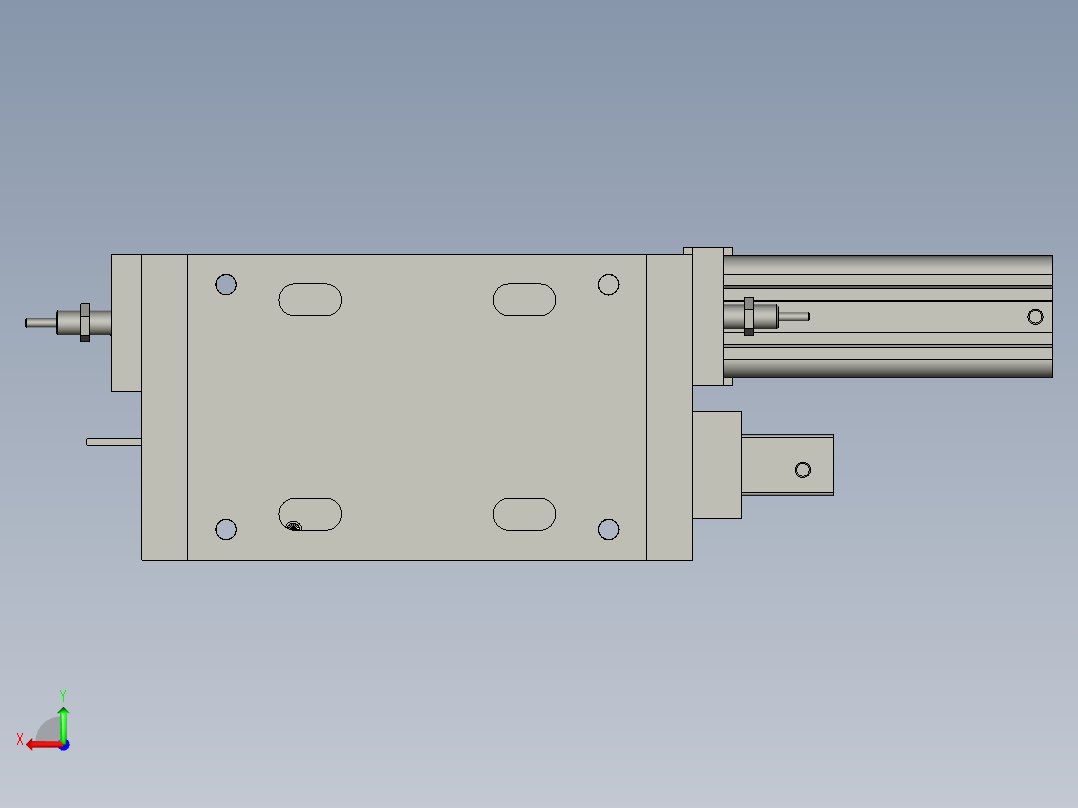 HG004--01-0旋转取料装置组件后视图