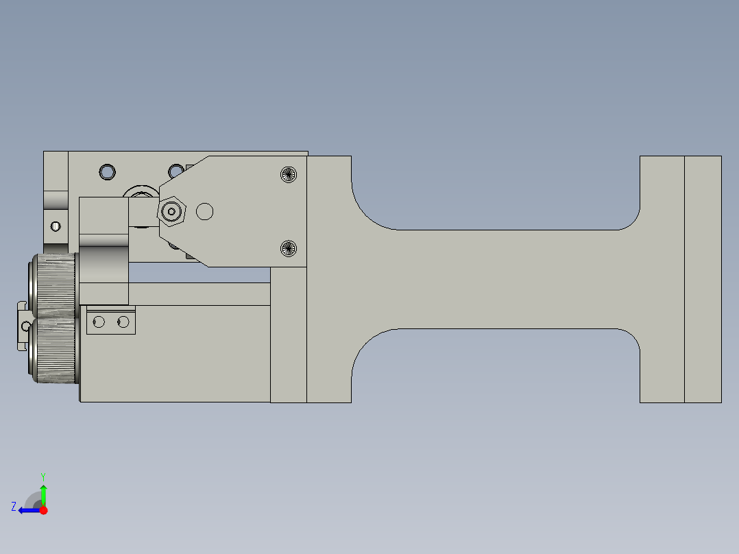 HG004--01-0旋转取料装置组件右视图