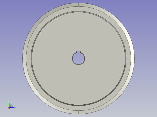 S14M型A形圆孔同步带轮TPC50S14M600-A-H40左视缩略图