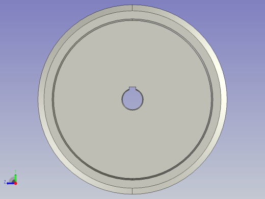 S14M型A形圆孔同步带轮TPC50S14M600-A-H40右视缩略图