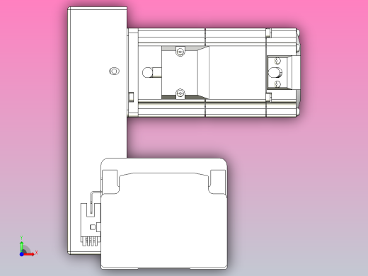 皮带直线轴半封闭可选导轨TPA-HNB-85D-90-L450-RU-C-P20-N3前视缩略图