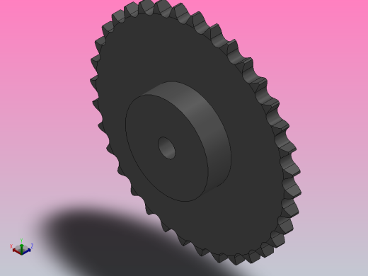 直孔链轮16B型_35-16B-1