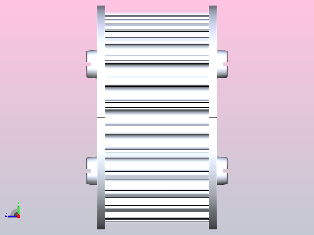 正时皮带轮_26齿_ 5米齿距右视图