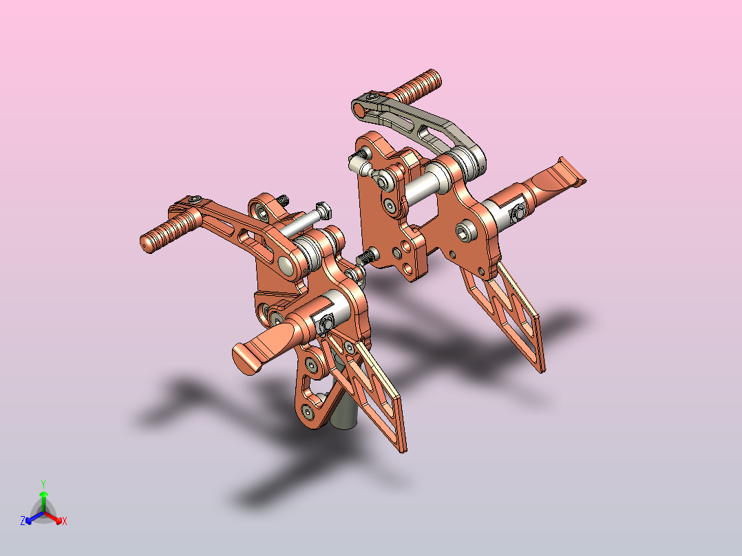 脚步本田CBR 250 RR原型正等轴测图