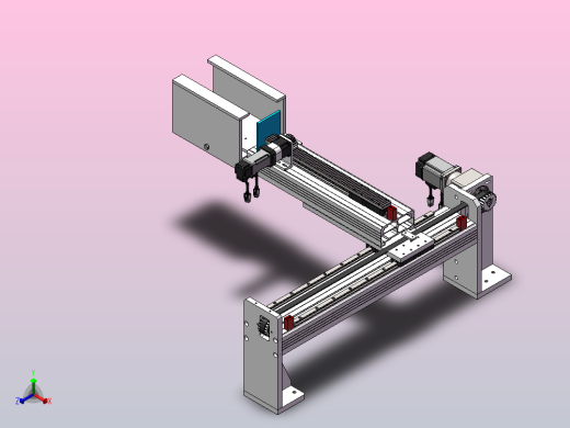 骨类夹持机械手三维SW+二维CAD正等轴测缩略图