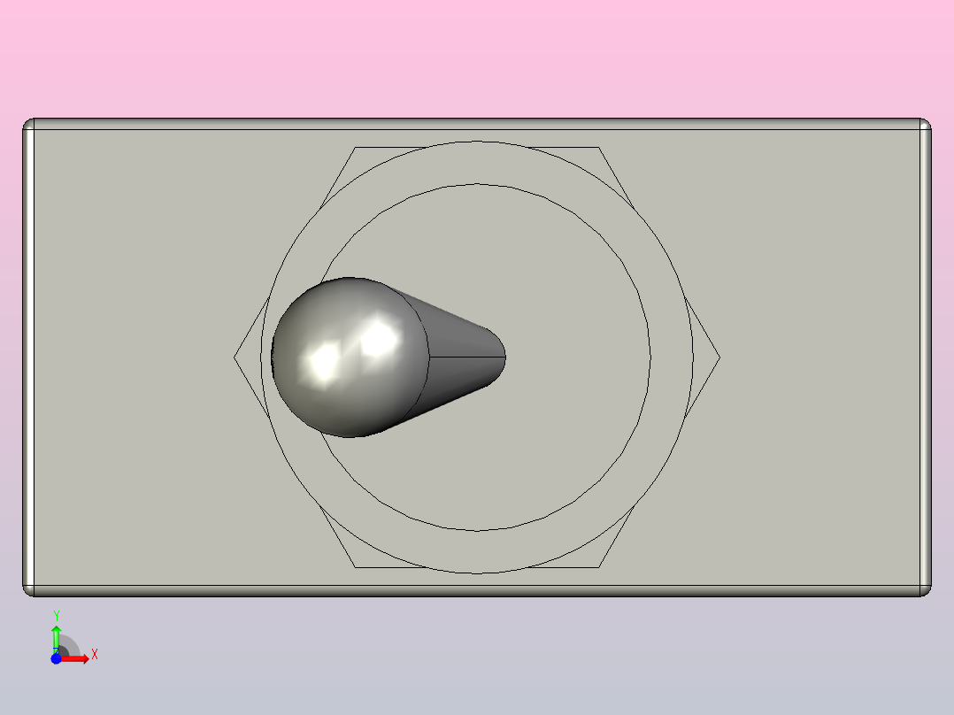 开和关开关前视图