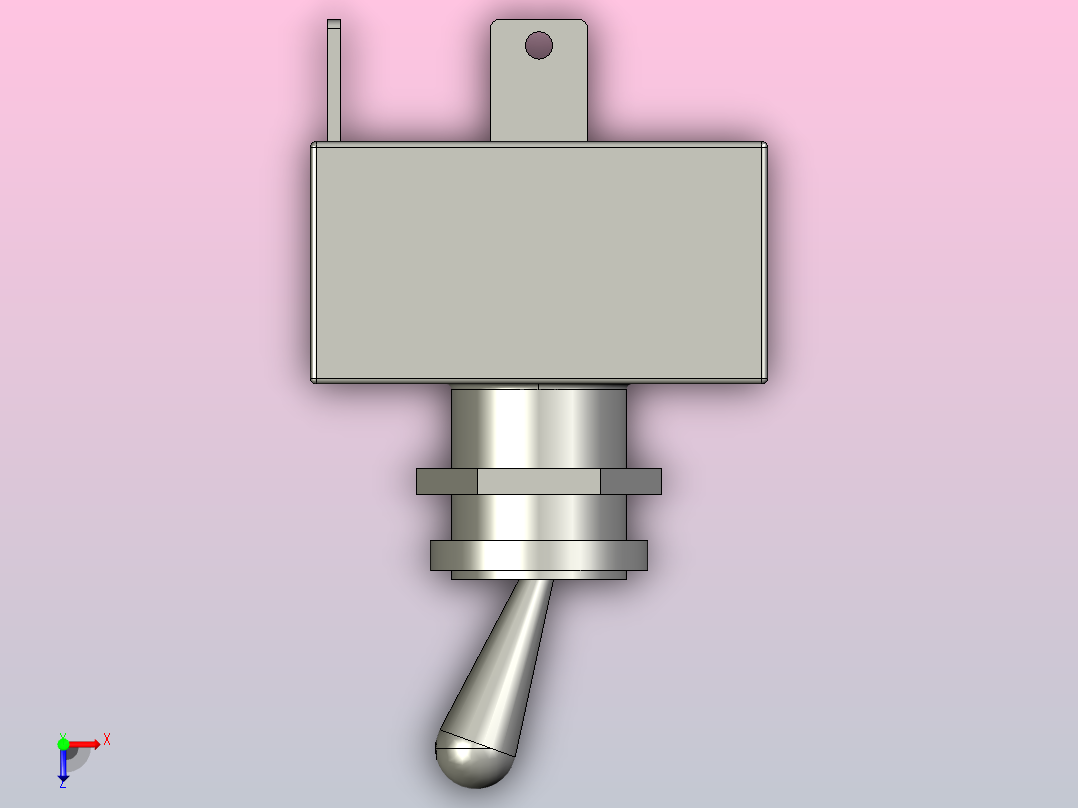 开和关开关俯视图