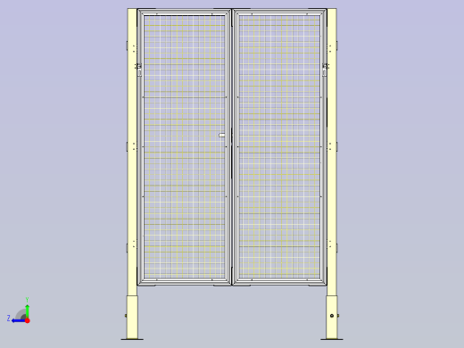 防护网模型设计右视缩略图