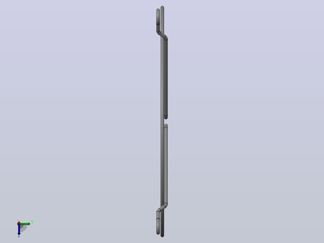 User Library-PROTEGE DOIGT LZ30 E=105 MM-1_护网左视图