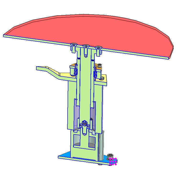 用于输送系统的气动升降旋转台