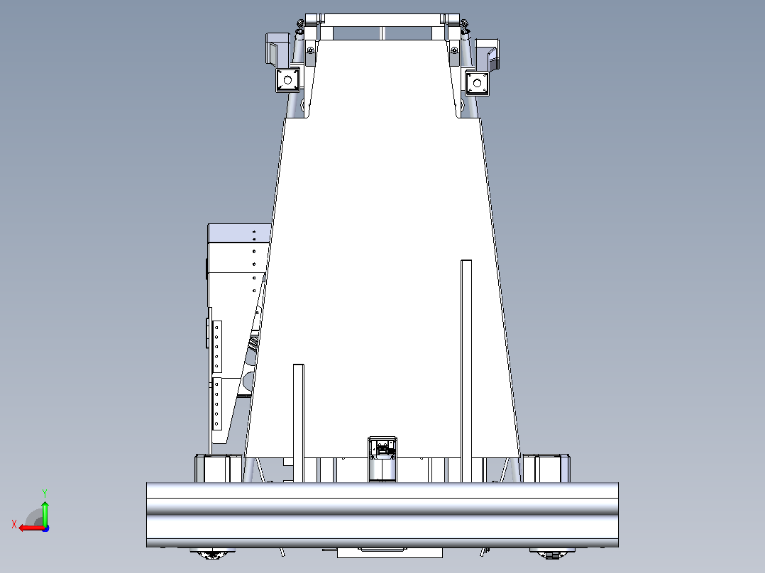 FRC 2881 2025竞赛机器人后视图