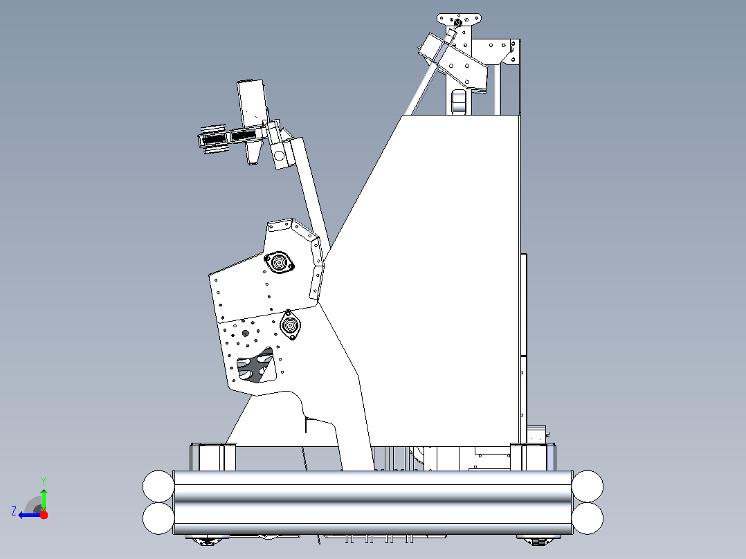 FRC 2881 2025竞赛机器人右视图