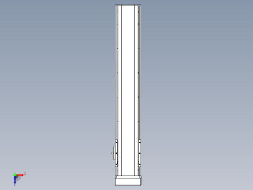 日规模组半封闭丝杆TPA-HNR-105D-1610C-L500-MP-Y-P40-N3俯视缩略图