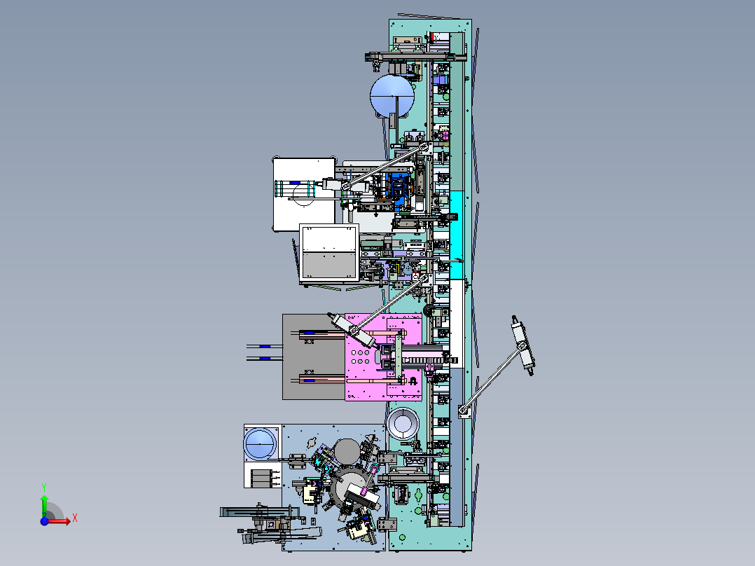 电子烟组装流水线sw17前视图