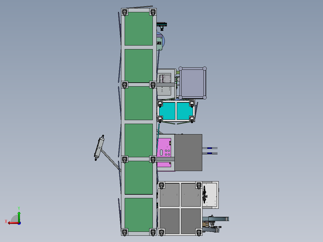 电子烟组装流水线sw17后视图