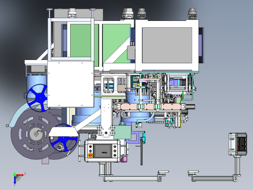电子烟组装流水线sw17俯视缩略图