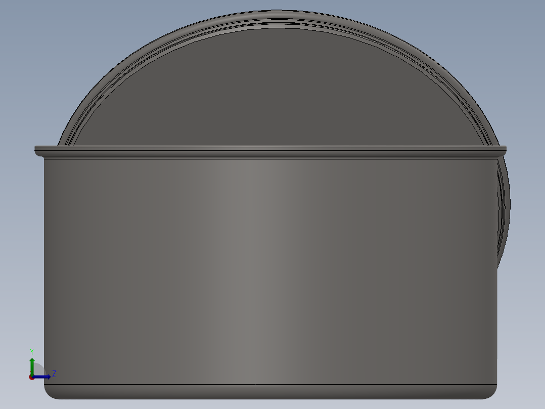 肘部润滑脂左视图