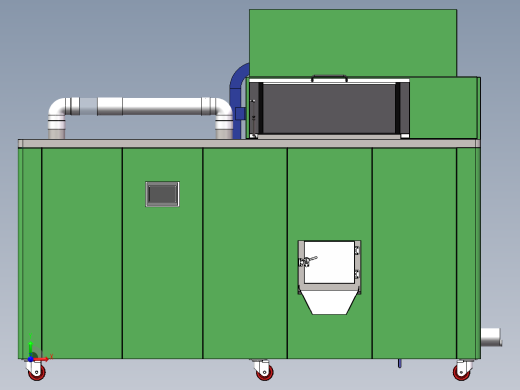 厨余垃圾生化处理有机肥设备 sw2013前视缩略图