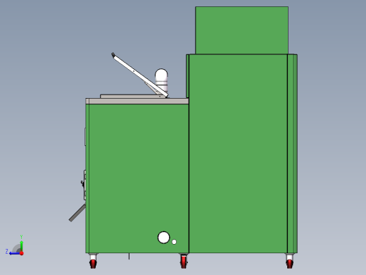 厨余垃圾生化处理有机肥设备 sw2013右视缩略图