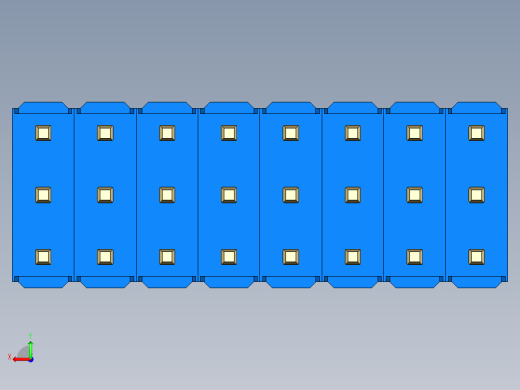 彩色公头100mil（2.54mm）系列-DS1021_blue_3x08p_100mil_Type5_rev1.0后视缩略图