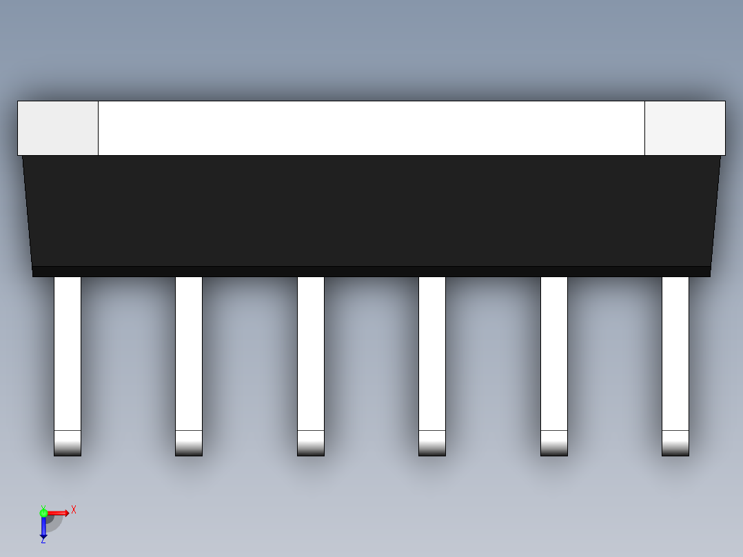 multiwatt-ST 封装-MULTIWATT-11俯视图