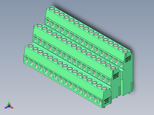 DEGSON DG500 系列 5.05.087.62mm 接线端子-DG500A3-5.08-48P-14-00AH